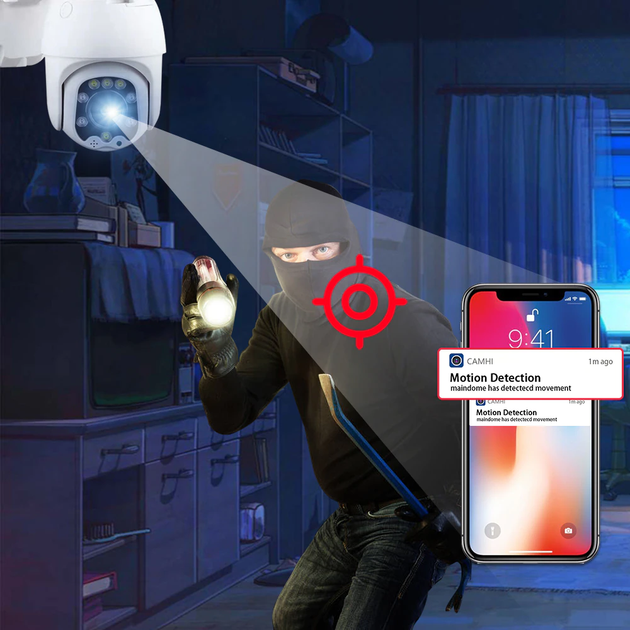 Уличная IP камера видеонаблюдения 3G/4G PTZ под Sim карту MAMICAM B8D-4G-2MP поворотная, Onvif, ИК, ночное видение до 30 м - Фото 10 Уличная IP камера видеонаблюдения 3G/4G PTZ под Sim карту MAMICAM B8D-4G-2MP поворотная, Onvif, ИК, ночное видение до 30 м - зображення 10