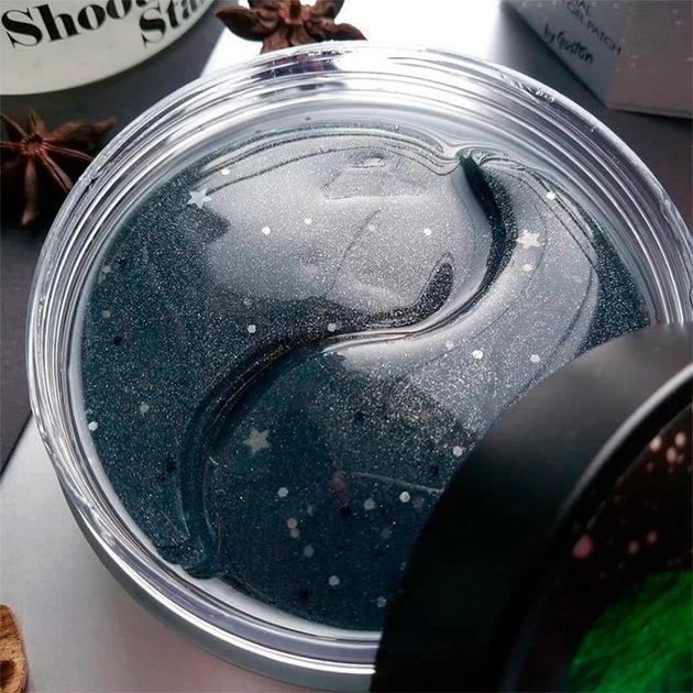 Черные гидрогелевые патчи для глаз Gaston Shooting star black eye gel patch 60 шт. - изображение 2