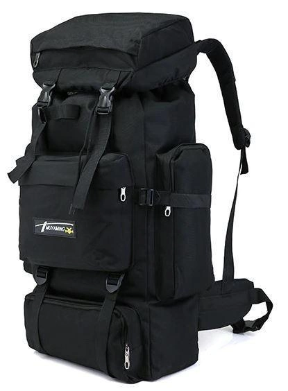 Тактичний рюкзак XS1707 Чорний, 70 л - зображення 2