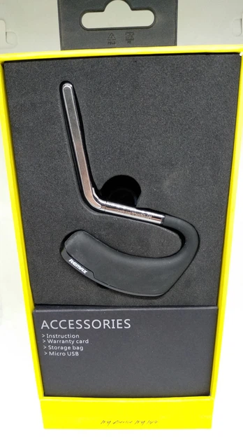 Bluetooth гарнітура "REMAX" RB-T5 Black - Фото 2 Bluetooth гарнітура "REMAX" RB-T5 Black - зображення 2