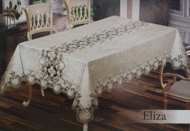 Скатертина Велюр Maison Royale 160x220 Eliza Powder - зображення 2