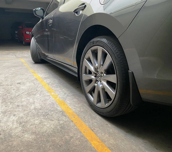 Брызговики MGC Mazda 3 BP (Мазда 3) седан Америка 2019+ г.в. комплект 4 шт BDGHV3450, BDGHV3460 - изображение 5