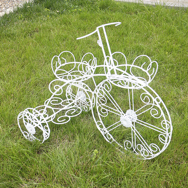 Садовые кашпо в форме велосипеда