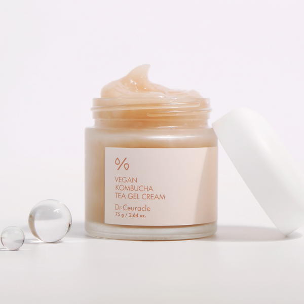 Крем-гель з екстрактом комбучі DR.CEURACLE Vegan Kombucha Tea Gel Cream 75 г - зображення 2