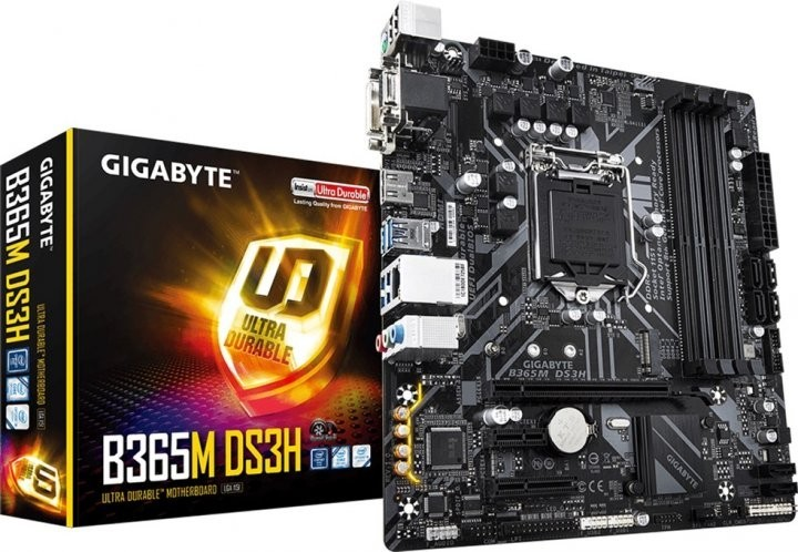 Материнська плата Gigabyte B365M DS3H (s1151, Intel B365, PCI-Ex16) - зображення 1