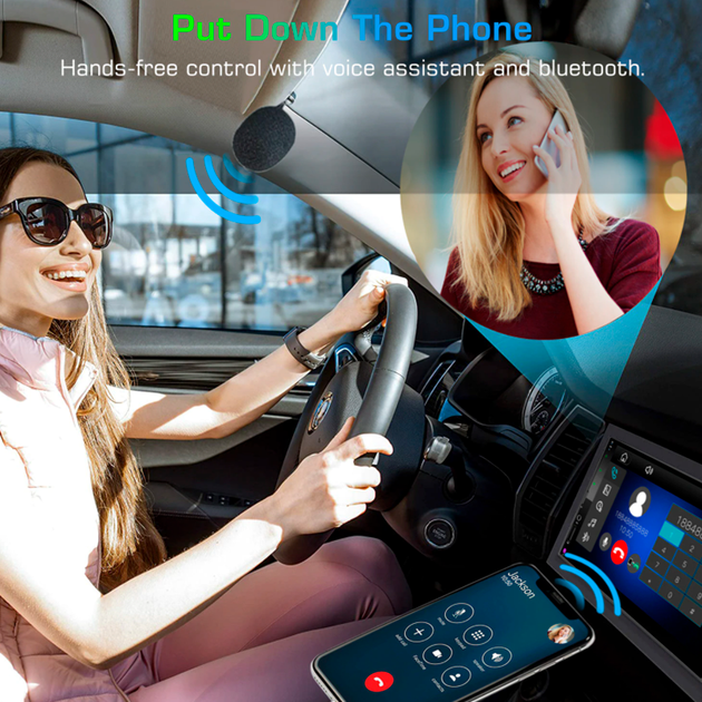 Автомагнитола 2 DIN MP5 CML-PLAY 7023 с камерой заднего вида USB BT AUX (7023) - изображение 8