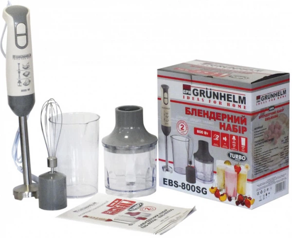 Блендер погружной grunhelm ebs-800sg - изображение 4
