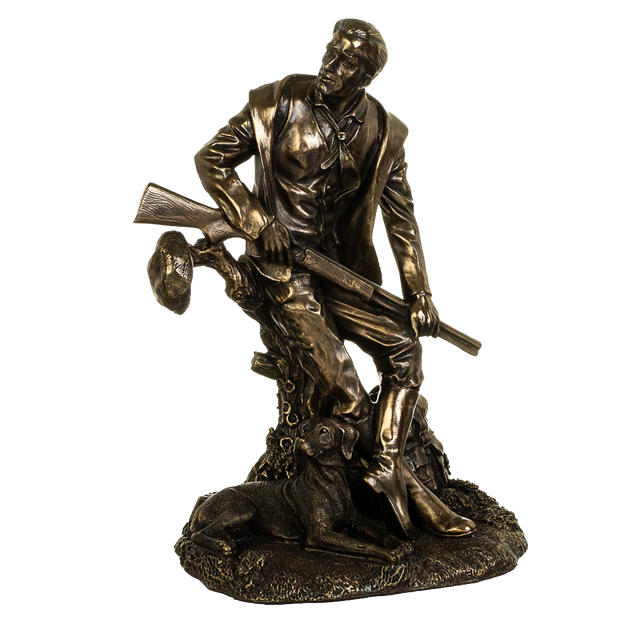 Статуэтка Veronese Охотник 16х12х25 см 68082 бронзовое покрытие - Фото 1 Статуэтка Veronese Охотник 16х12х25 см 68082 бронзовое покрытие - изображение 1