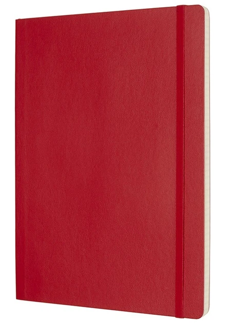 Блокнот Moleskine Classic великий 19&nbsp;x 25 см у клітинку червоний м'який - изображение 2