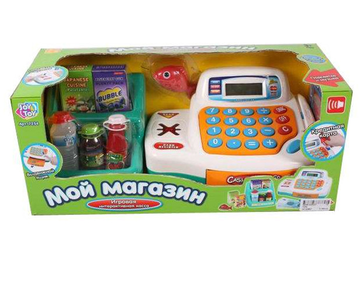 Игрушечный кассовый аппарат 40х17х17 см Play Smart Белый (2000001442074 ...