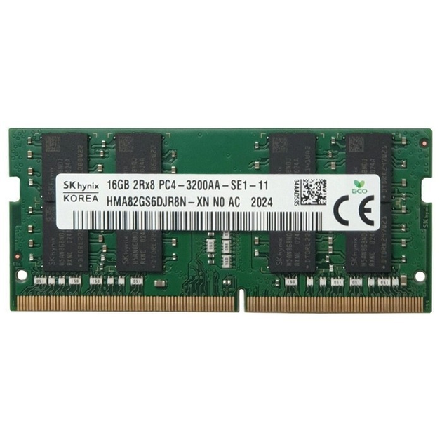 Оперативная память SK hynix 16 GB SO-DIMM DDR4 3200 MHz (HMA82GS6DJR8N ...