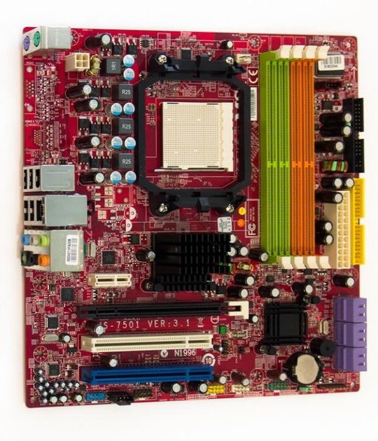 Материнская плата Socket AM2+ MSI MS-7501 VER 3.1 ( sAM2+/ AM2 , DDR2 ...