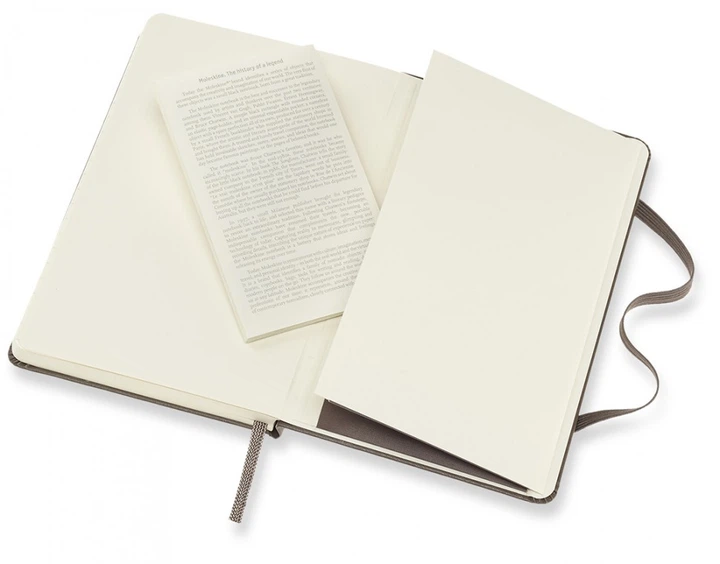 Блокнот Moleskine Classic 9 х 14 см нелінований коричневий - Фото 5 Блокнот Moleskine Classic 9 х 14 см нелінований коричневий - изображение 5