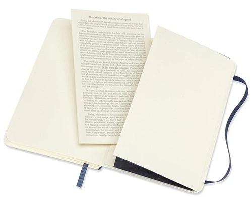 Блокнот Moleskine Classic 9 х 14 см нелінований сапфір м'який - Фото 5 Блокнот Moleskine Classic 9 х 14 см нелінований сапфір м'який - изображение 5