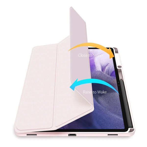 Чехол книжка DUX DUCIS Toby Series для Samsung Galaxy Tab S7 / S8 11'' Pink - Фото 3 Чехол книжка DUX DUCIS Toby Series для Samsung Galaxy Tab S7 / S8 11'' Pink - изображение 3
