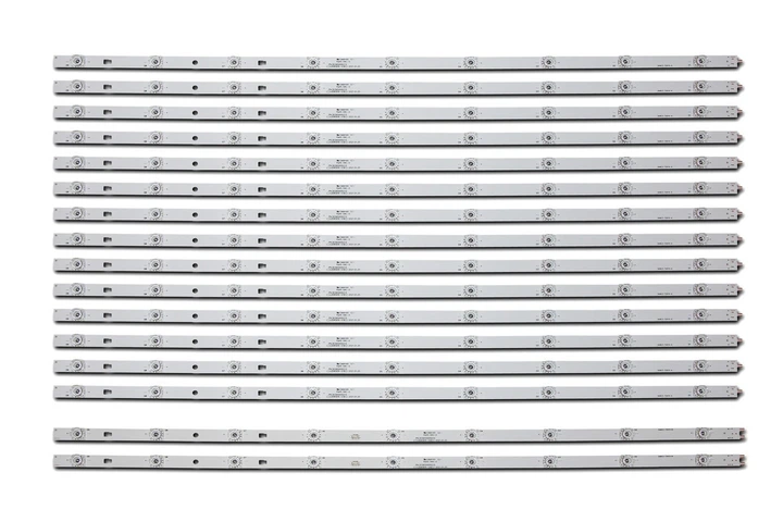 Комплект LED підсвічування до телевізора Kivi 65 LED65D9-03(C) + LED65D9-04(C) (прямий роз'єм) - зображення 3