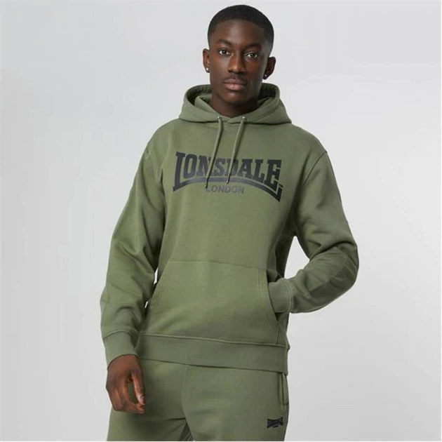 Худи Lonsdale Essentials Logo Khaki, S (44) (11461091) – Брендовая ...
