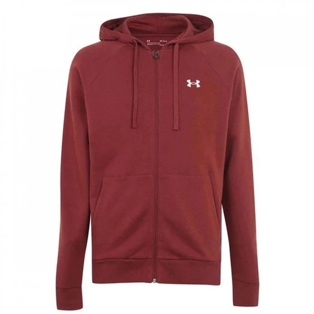 Толстовка Under Armour Rival Full Zip Cinna Red, S (44) (11310548) от