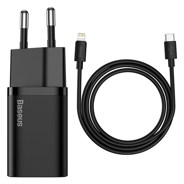 Сетевое зарядное устройство BASEUS Type-C to Lightning Super Si Quick ...