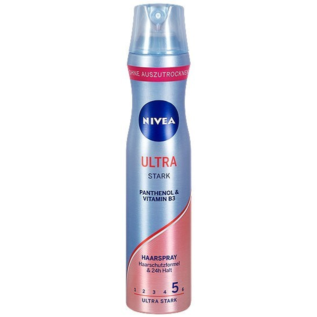 Лак для волос очень сильной фиксации Nivea Ultra Stark 250 мл – в ...