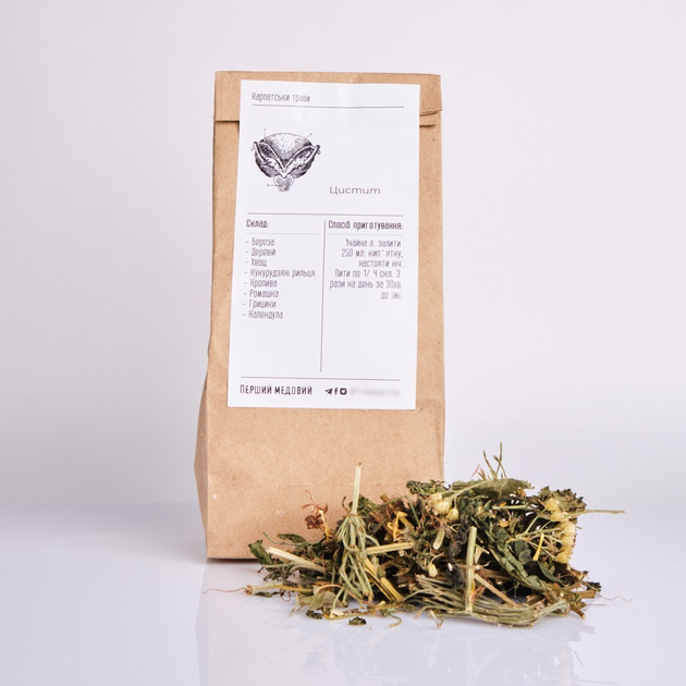 Травяной сбор от цистита Травяной чай Карпатский травяной сбор Лечебный фиточай - изображение 1