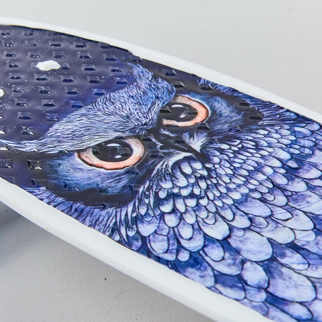 Скейт Пенни Борд Penny Board Owl 13-1 с совой Blue-Yellow - Фото 6 Скейт Пенни Борд Penny Board Owl 13-1 с совой Blue-Yellow - изображение 6