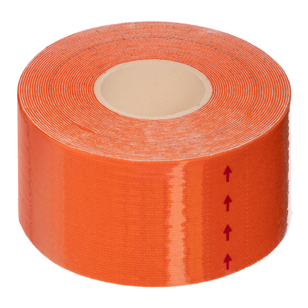 Кинезио тейп пластырь Kinesio Tape SP-Sport 5504-2,5 ширина 2,5см длина 5м Orange - изображение 1