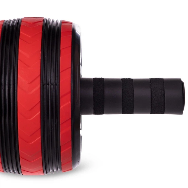 Колесо для пресса одинарное ролик для пресса Zelart 2540 Red-Black d-14см - изображение 3