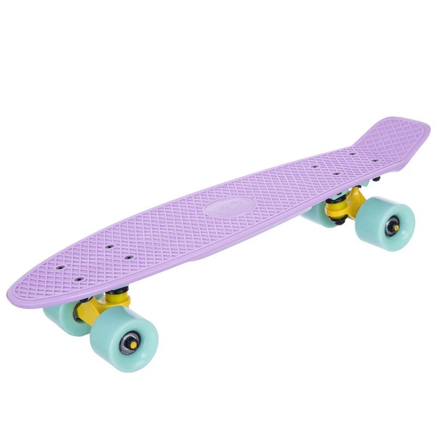 Скейт Пенні Борд Penny Fish Skateboards Lilac 401-3 22" фіолетовий, м'ятні колеса - зображення 2