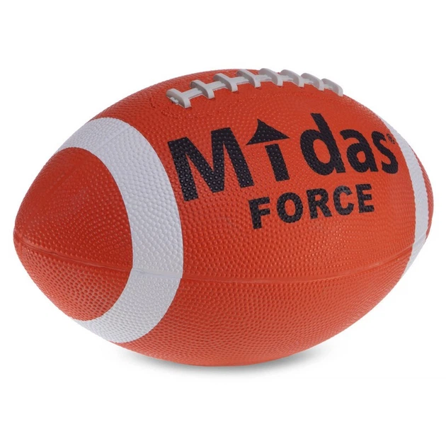 Мяч для американского футбола Zelart Midas Force Sport 3715 Orange - Фото 3 Мяч для американского футбола Zelart Midas Force Sport 3715 Orange - изображение 3