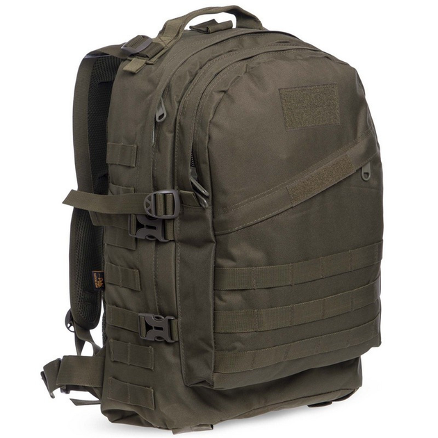 Рюкзак тактичний патрульний триденний SILVER KNIGHT 3D 40 літрів олива - зображення 1