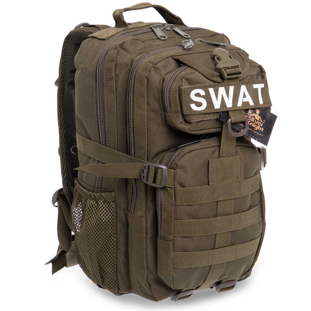 Рюкзак тактический патрульный рейдовый Silver Knight SWAT-3P 35 литров Olive - изображение 1