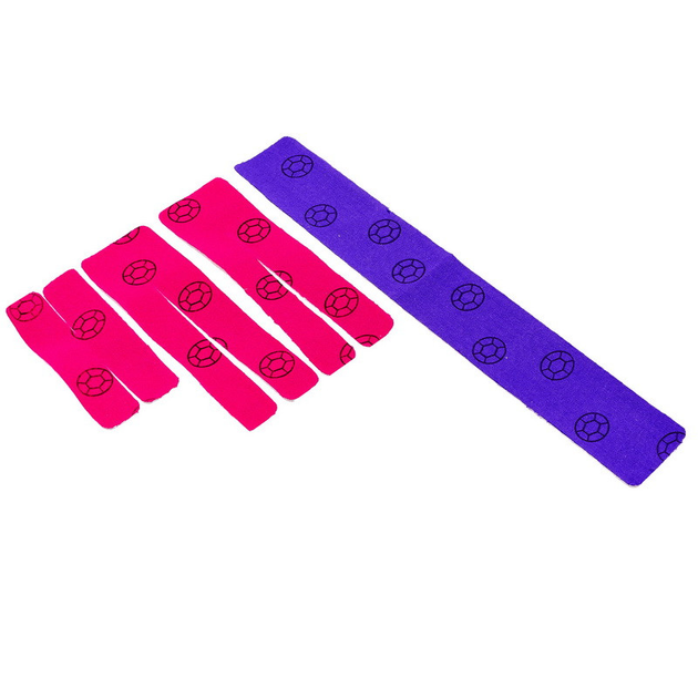 Кінезіо тейп пластир Kinesio Tape Ankle 010 Pink-Violet - зображення 2