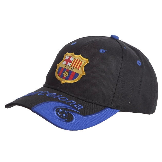 Кепка бейсболка Profi Sport BARCELONA Барселона 0796 One Size черный-синий 