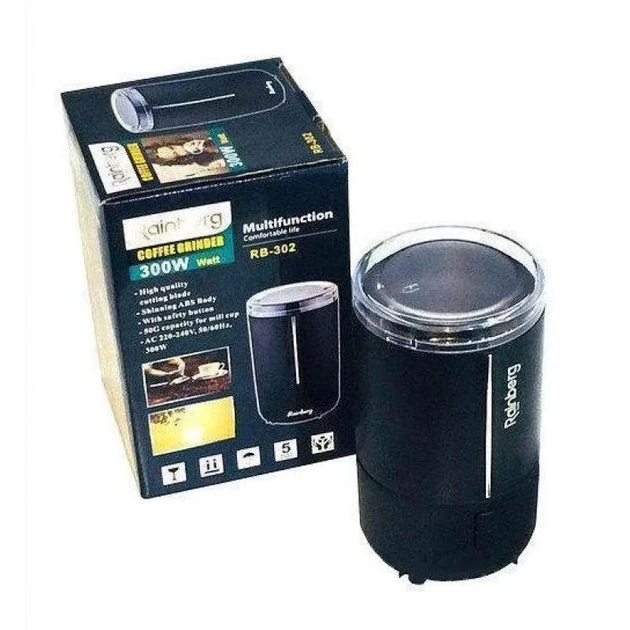 Кофемолка Rainberg RB-302 300 Вт Черная - изображение 4
