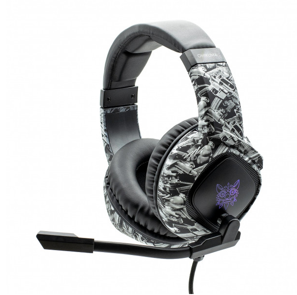 Игровые наушники с микрофоном ONIKUMA K19 (USB+3.5 mm) LED PS4 PS5 ONIKUMA (GS513) - Фото 1 Игровые наушники с микрофоном ONIKUMA K19 (USB+3.5 mm) LED PS4 PS5 ONIKUMA (GS513) - изображение 1