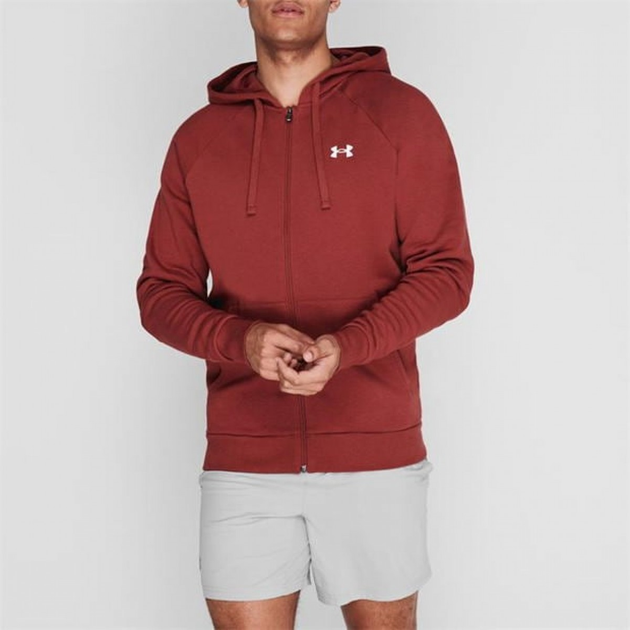 Толстовка Under Armour Rival Full Zip Cinna Red, XXL (52) (11310548) от ...