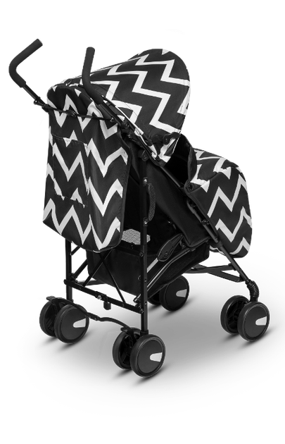 Прогулянкова коляска Lionelo ELIA OSLO BLACK/WHITE - Фото 8 Прогулянкова коляска Lionelo ELIA OSLO BLACK/WHITE - зображення 8