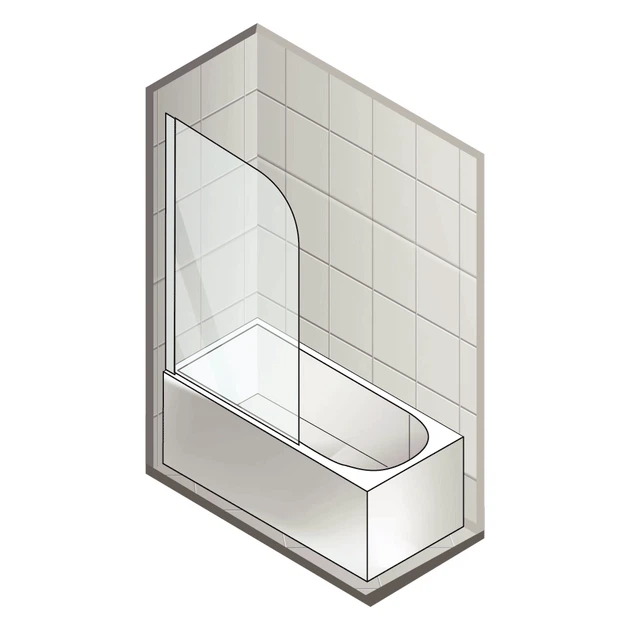 Шторка на ванну Qtap Standard CRM407513APL - изображение 10