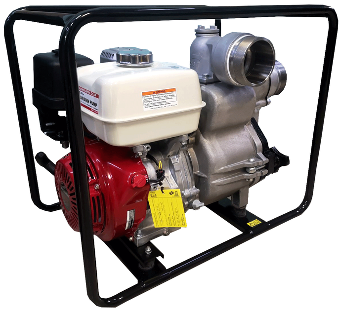 Мотопомпа бензиновая Daishin SWT-100HX для грязной воды - изображение 2