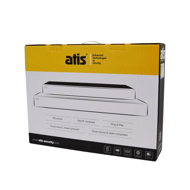 IP-відеореєстратор 16-канальний ATIS NVR 7216 Ultra з AI функціями для систем відеоспостереження - изображение 4
