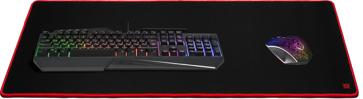 Килимок для миші Defender Black Ultra XXL 900x450 мм Чорний - зображення 3