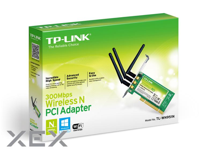 Антенна TP-LINK TL-WN951N 300M Wireless N Adapter (3-Antenna ...