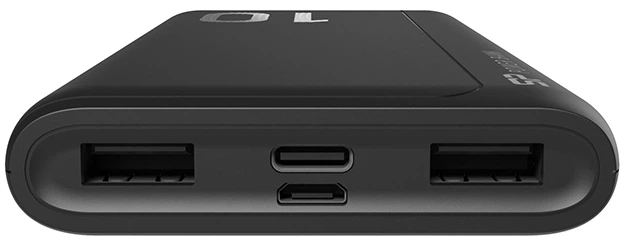 Powerbank Silicon Power GP15 10000 mAh Black (SP10KMAPBKGP150K) - obraz 3