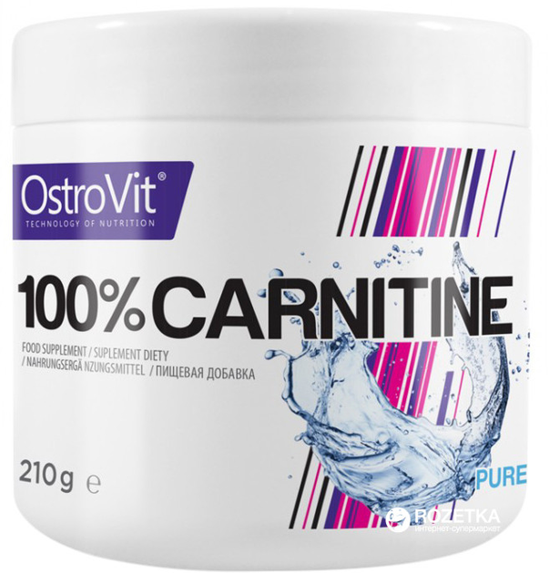 Л-карнитин OstroVit L-Carnitine 210 грамм Без вкуса (335678-1) – фото ...