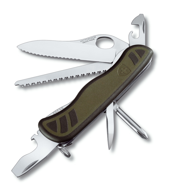 Багатофункціональний Ніж Victorinox 0.8461.mwch Military Green - зображення 1