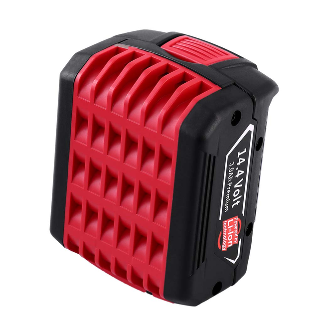 Аккумулятор для шуруповертов Bosch 3000 mAh 14.V BAT607, 2607336318, BAT614, BAT607G, GSR14.4-Li, BAT614G... - изображение 4