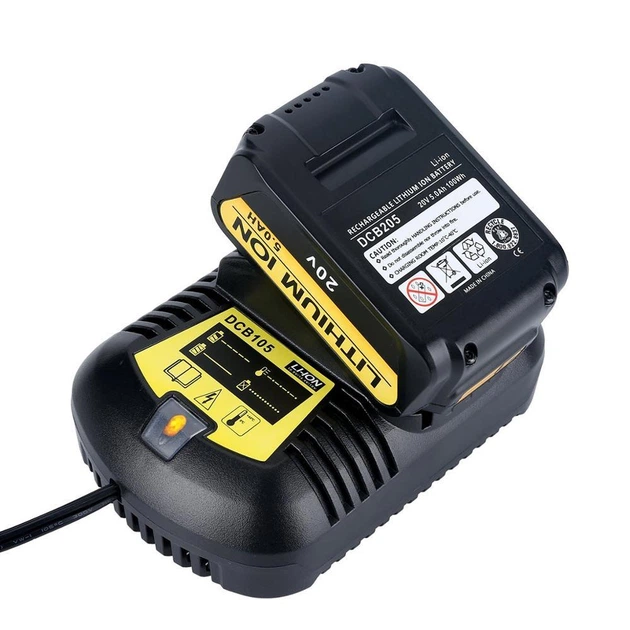 Быстрозарядное устройство TITAN DCB105 для батарей DEWALT - изображение 2