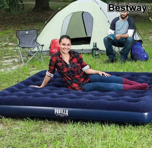 Надувной матрас 183 х 203 х 22 см Двухместный Pavillo Bestway 67004 - изображение 3