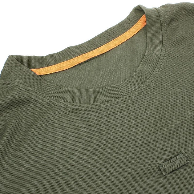 Тактична футболка-поло Lesko A825 Green розмір S з коротким рукавом для чоловіків армійська - зображення 2